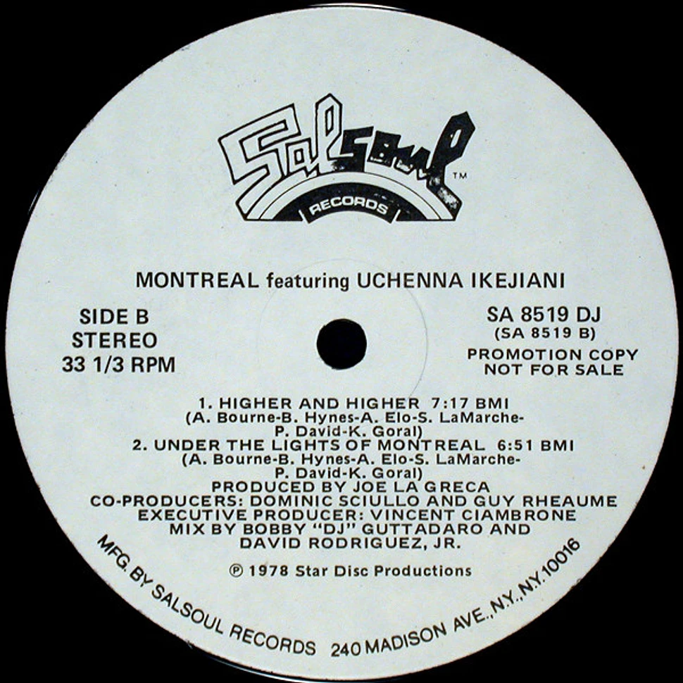 Montreal Featuring Uchenna Ikejiani - Montreal Featuring Uchenna Ikejiani