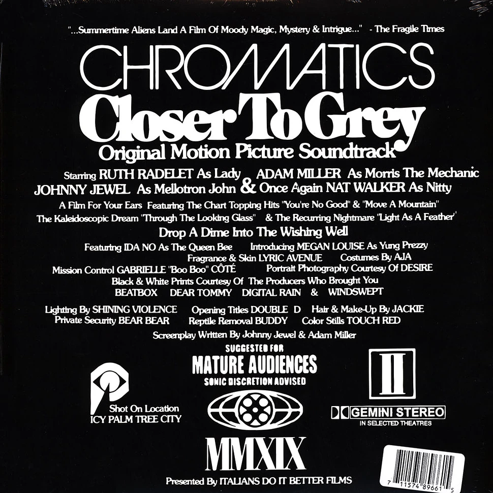 Chromatics - Closer To Grey