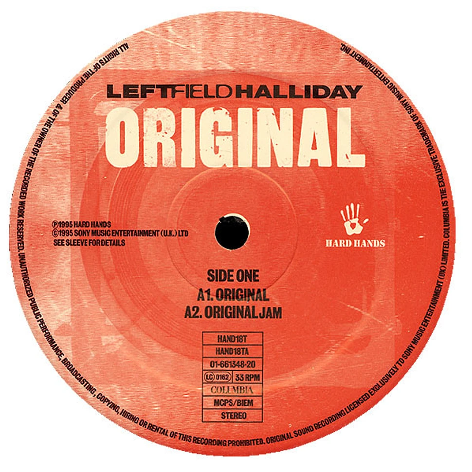 Leftfield, Toni Halliday - Original