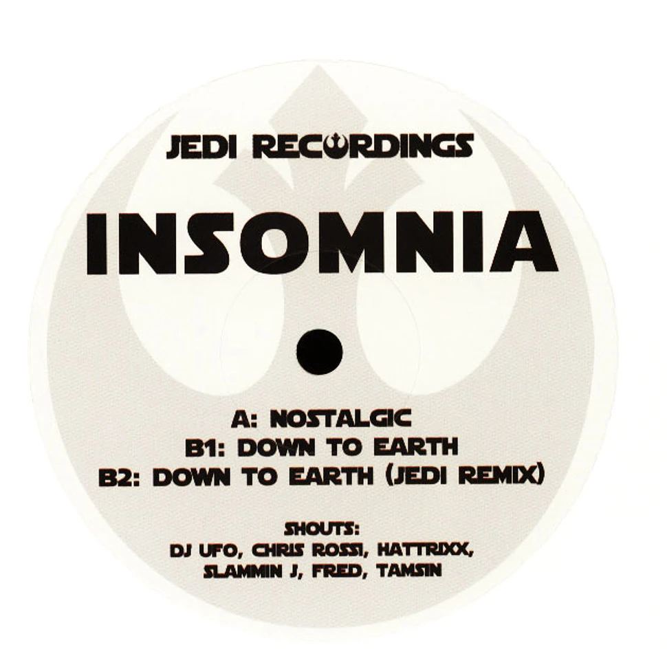 Insomnia - Nostalgic / Down To Earth