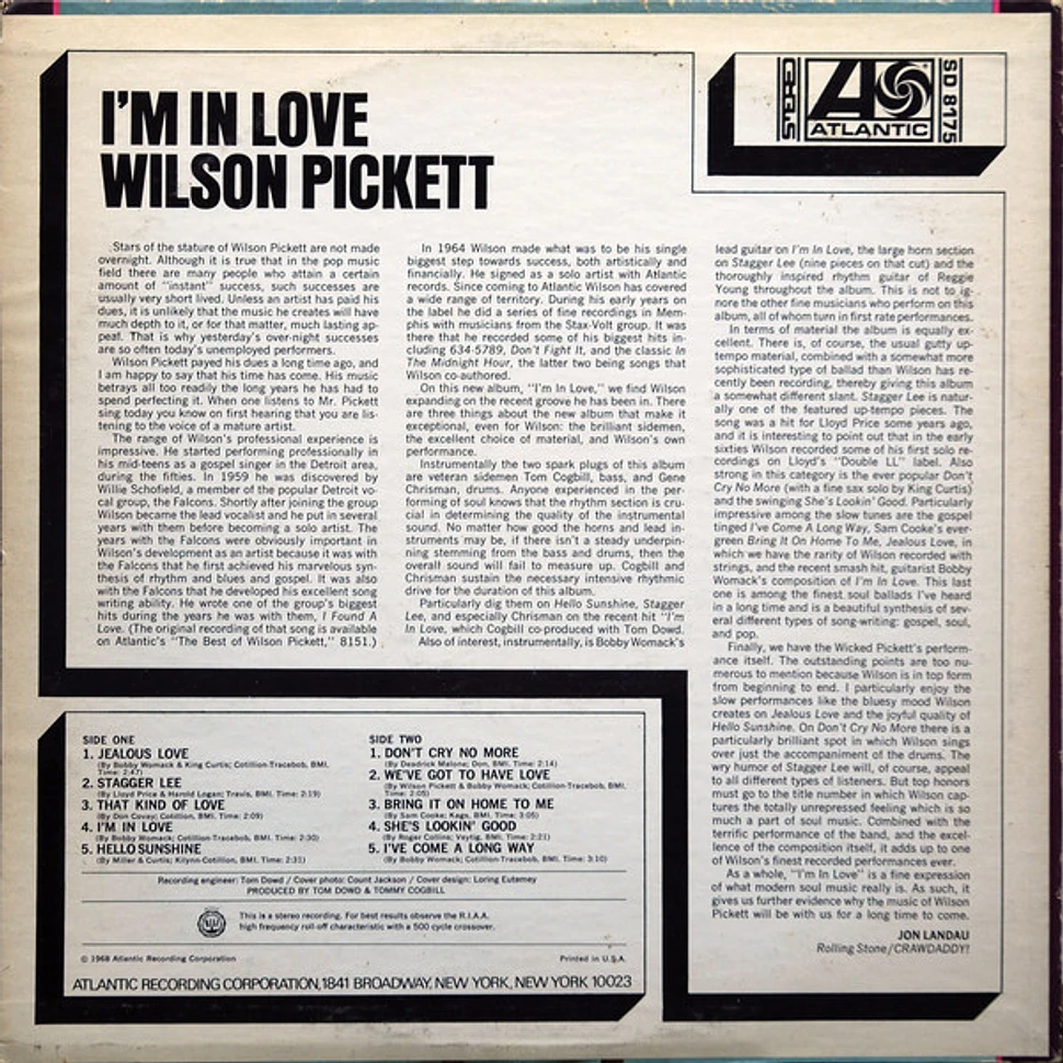 Wilson Pickett - I'm In Love