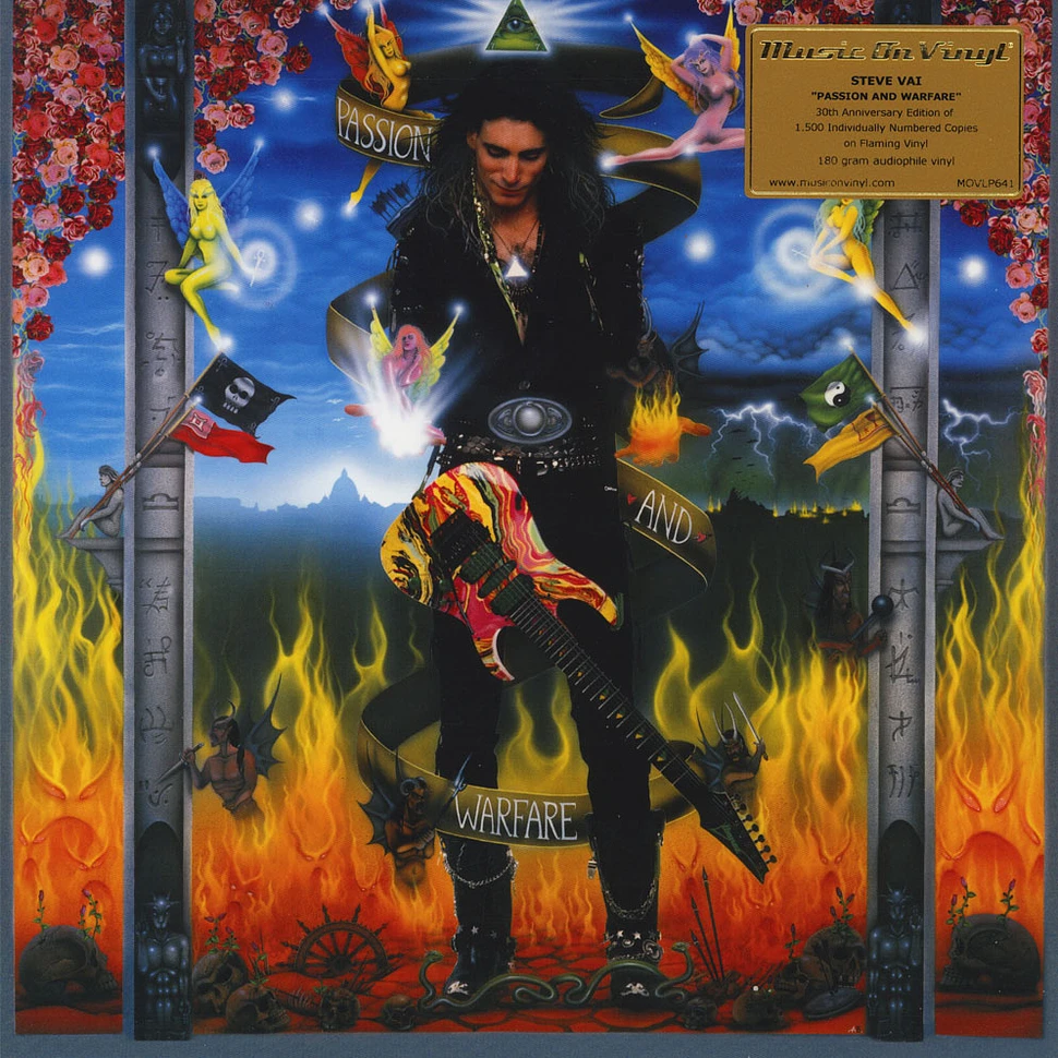Steve Vai - Passion & Warfare Limited Numbered Orange Vinyl Edition