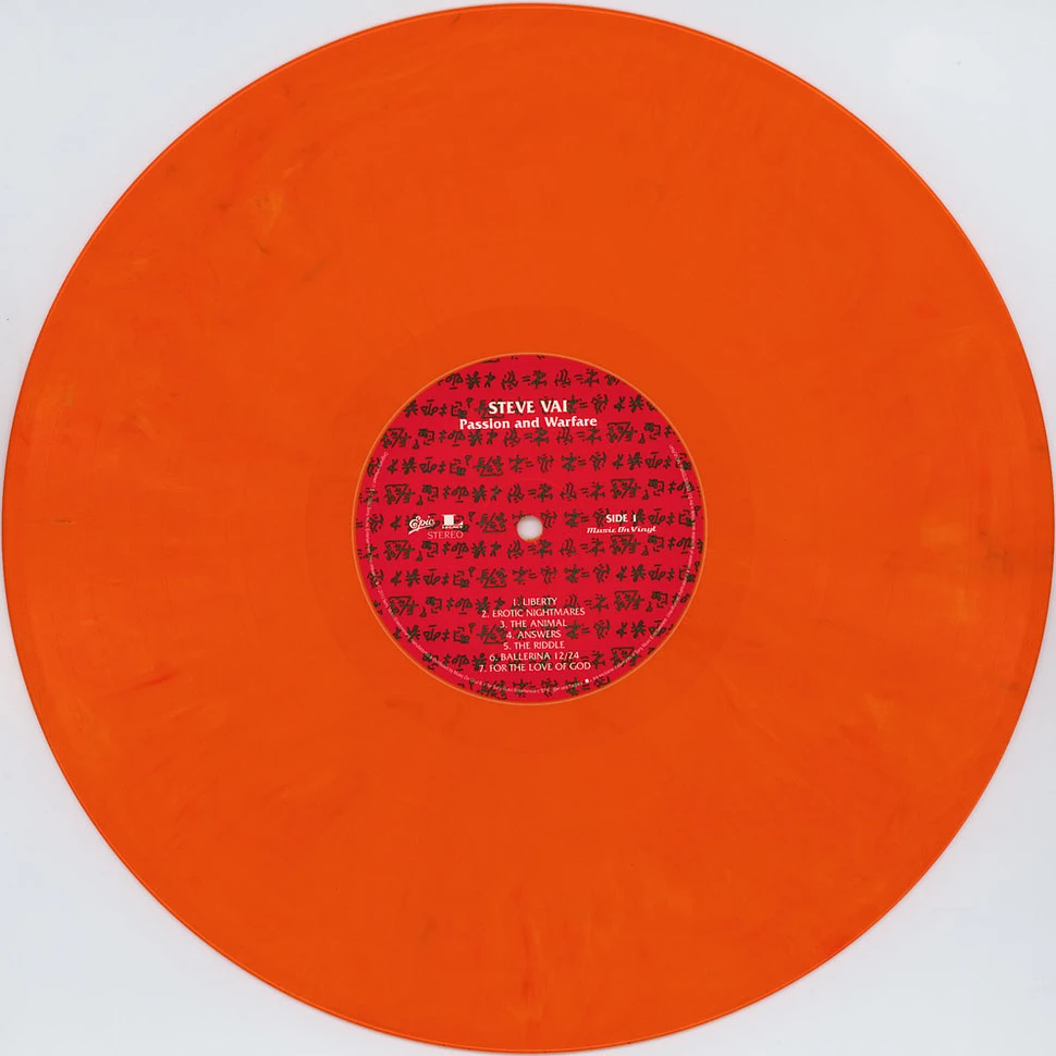 Steve Vai - Passion & Warfare Limited Numbered Orange Vinyl Edition
