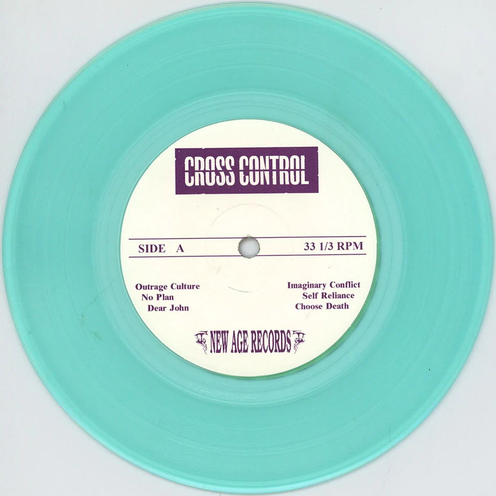Cross Control - Outrage Culture Clear Vinyl Edition