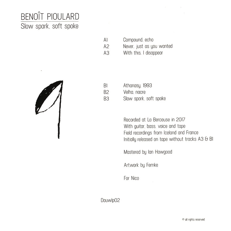 Benoit Pioulard - Slow Spark, Soft Spoke