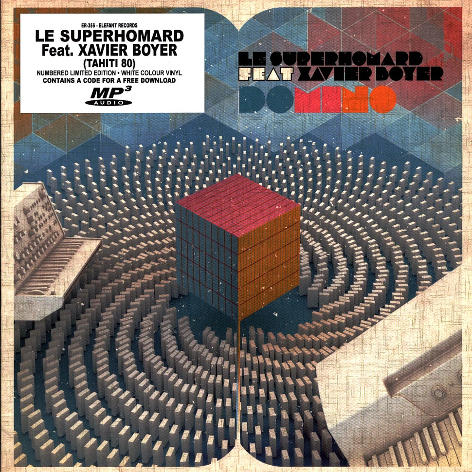 Le Superhomard - Domino Feat. Xavier Boyer (Tahiti 80) White Vinyl Edition