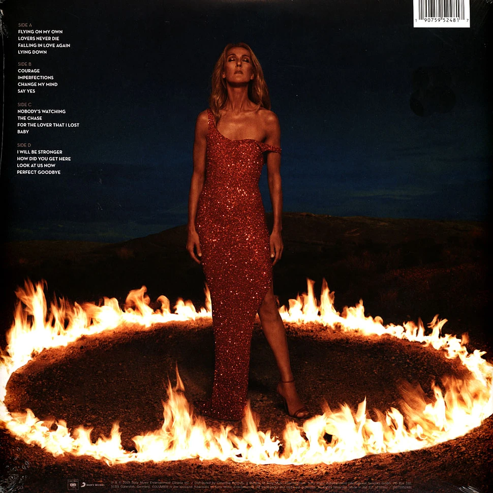 Celine Dion - Courage Red Vinyl Edition
