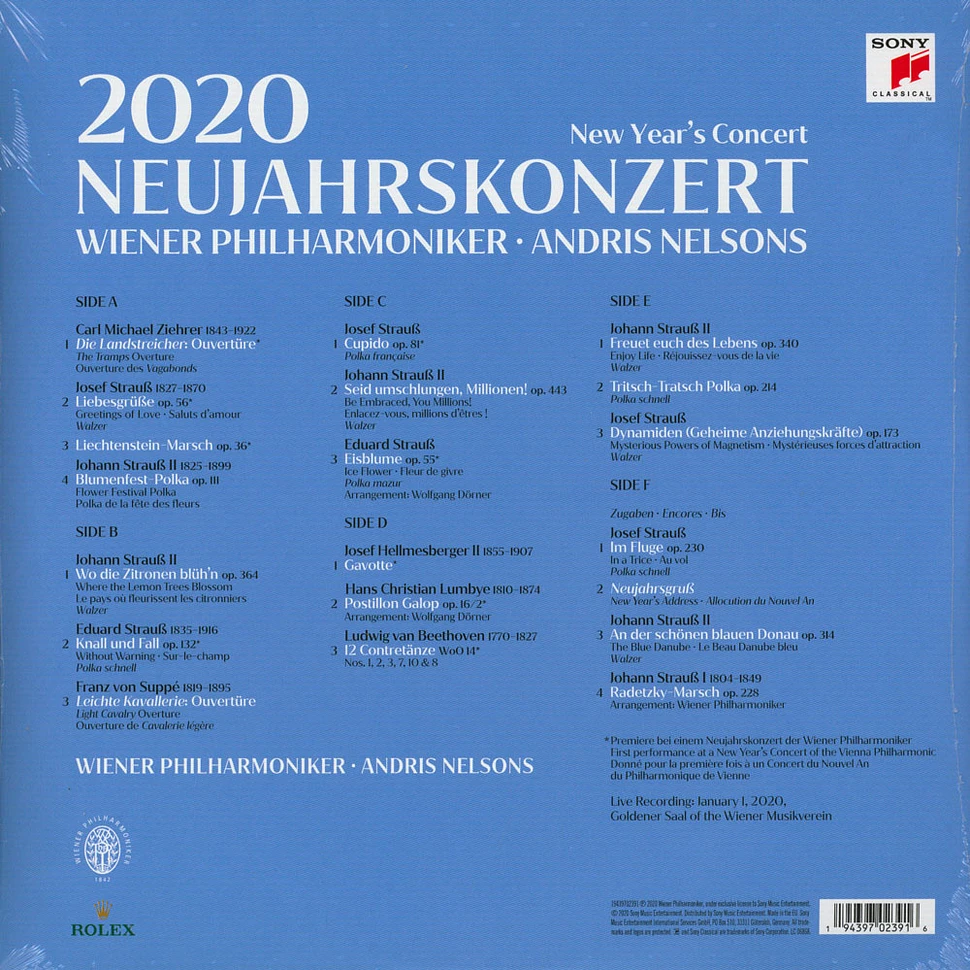 Andris Nelsons & Wiener Philharmoniker - Neujahrskonzert 2020 / New Year Concert 2020