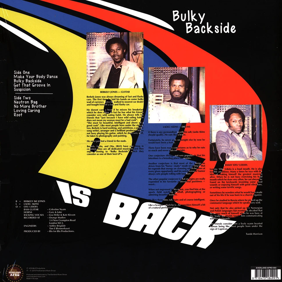 Blo - Bulky Backside - Blo Is Back