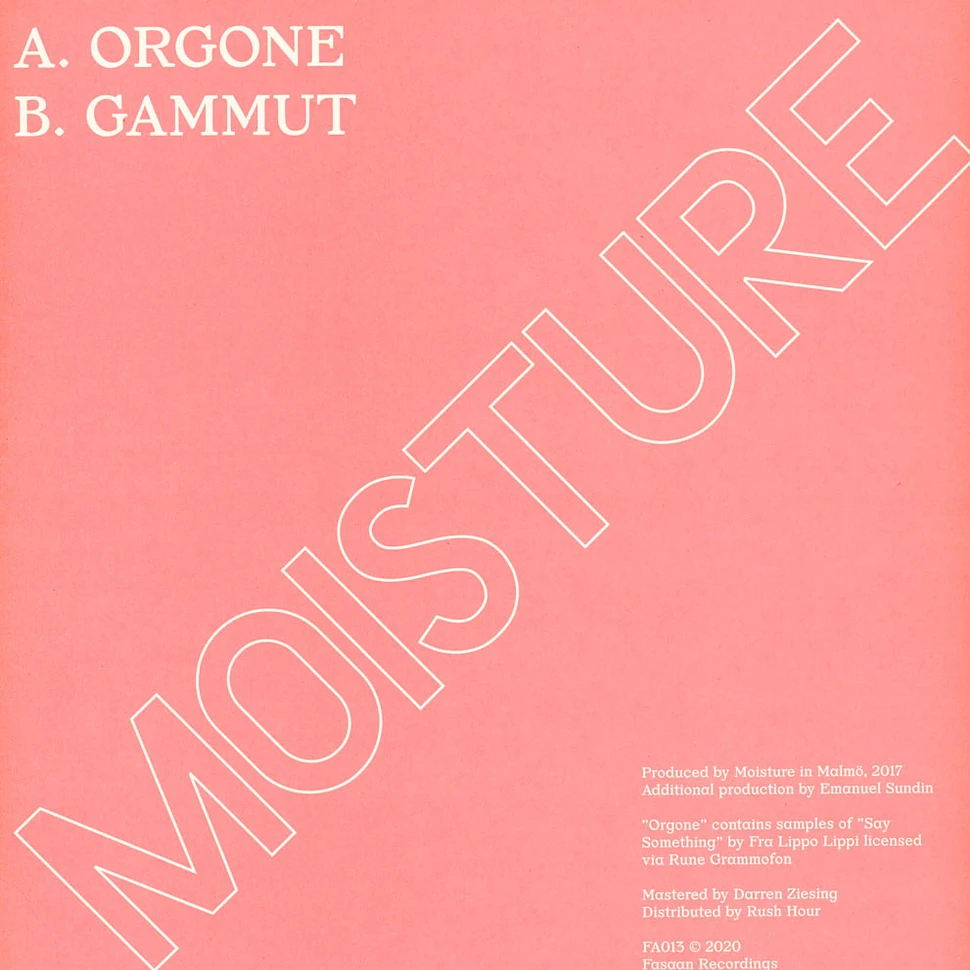 Moisture - Orgone / Gammut