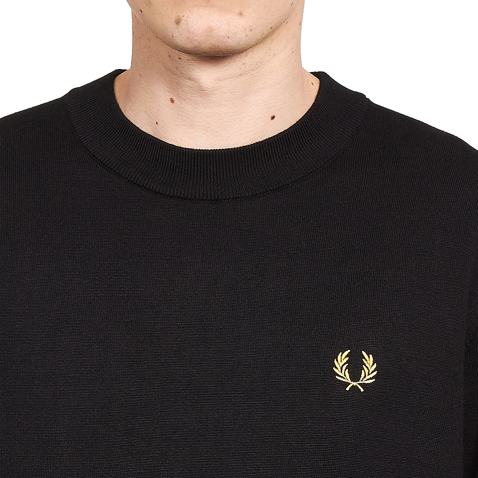 Fred Perry - Abstract Tipped Crew Neck Jumper