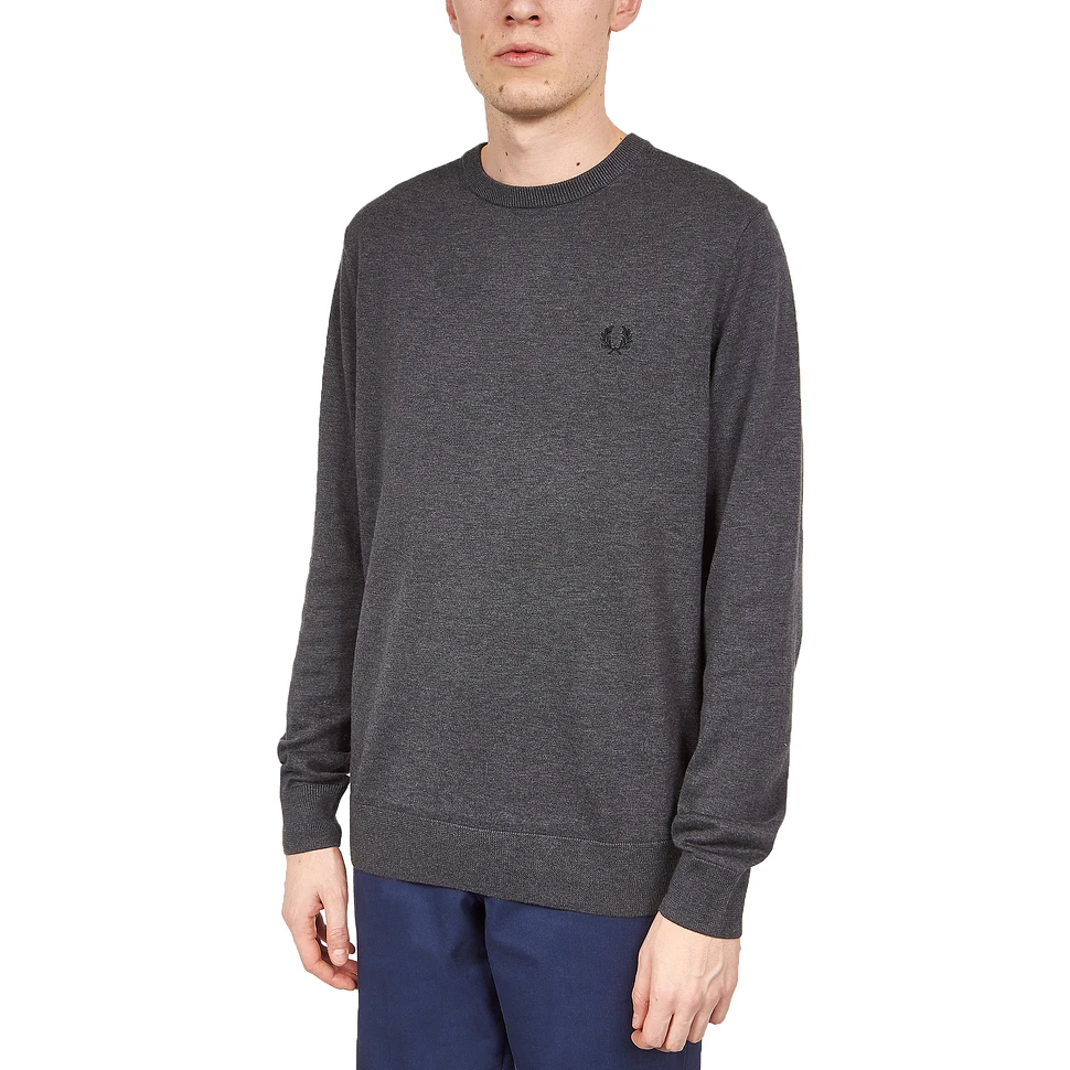 Fred Perry - Classic Cotton Crew Neck Jumper