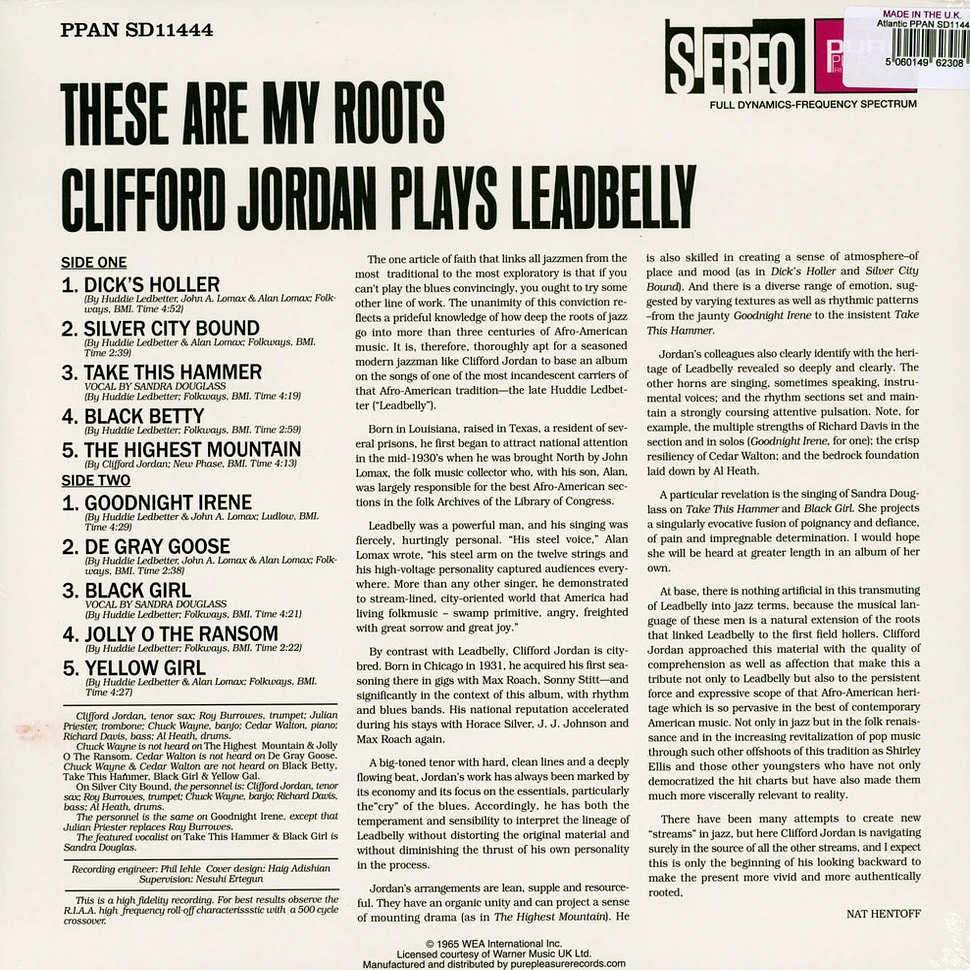 Clifford Jordan - These Are My Roots - Clifford Jordan Plays Leadbelly