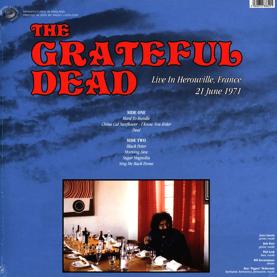 The Grateful Dead - Live In France Herouville 1971 Coloured Vinyl Edition