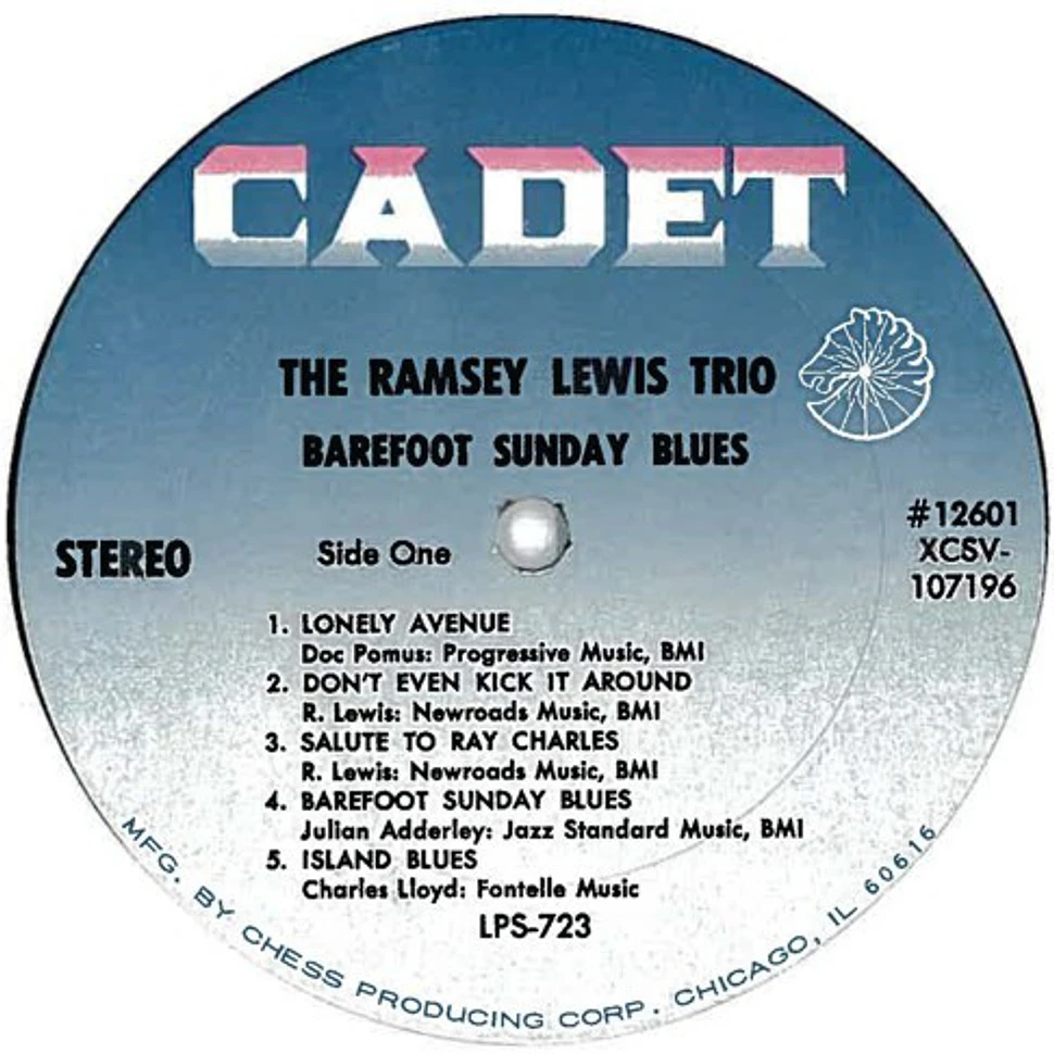 The Ramsey Lewis Trio - Barefoot Sunday Blues