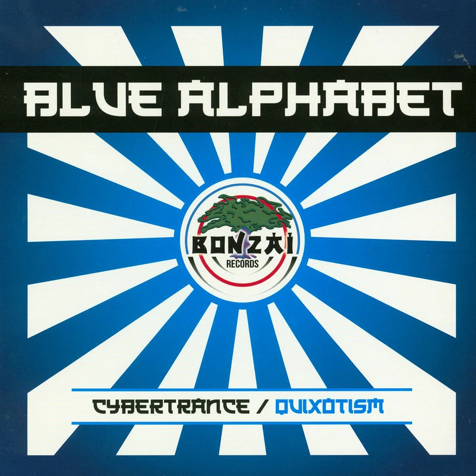 Blue Alphabet - Cybertrance / Quixotism Transparent Blue Vinyl Edition