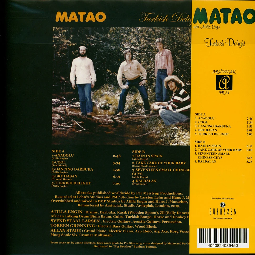 Matao With Atilla Engin - Turkish Delight Black Vinyl Edition