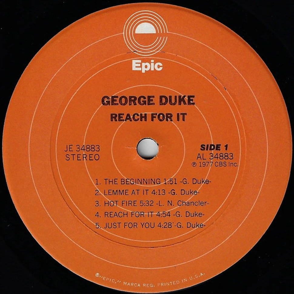 George Duke - Reach For It