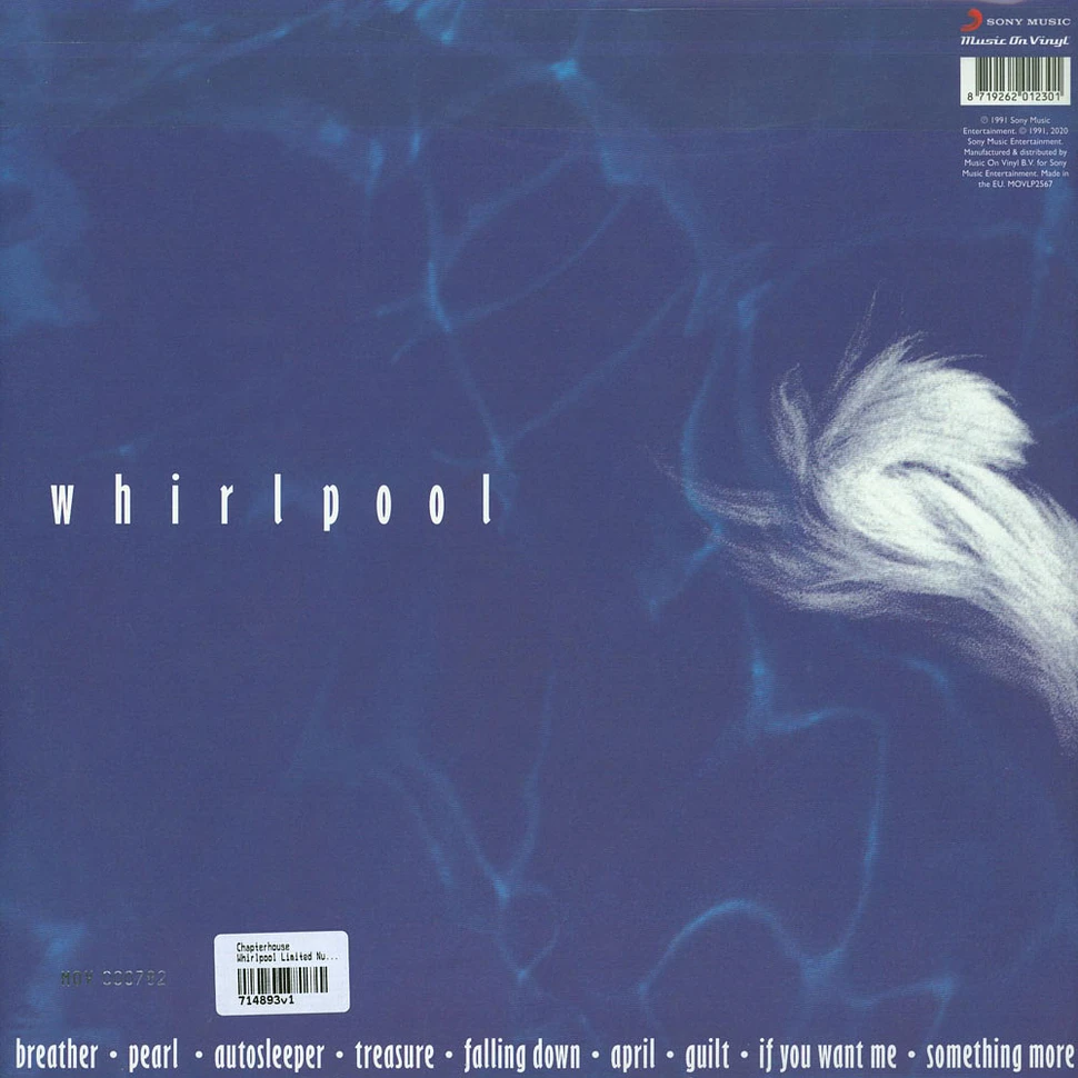 Chapterhouse - Whirlpool Limited Numbered Blue & Silver Marbled Vinyl Edition