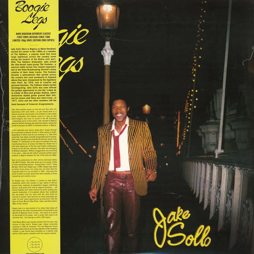 Jake Sollo - Boogie Legs Black Vinyl Edition