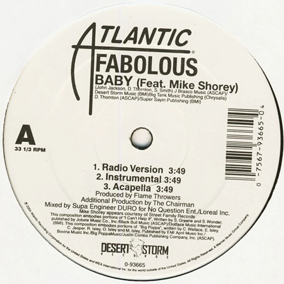 Fabolous Featuring Mike Shorey - Baby
