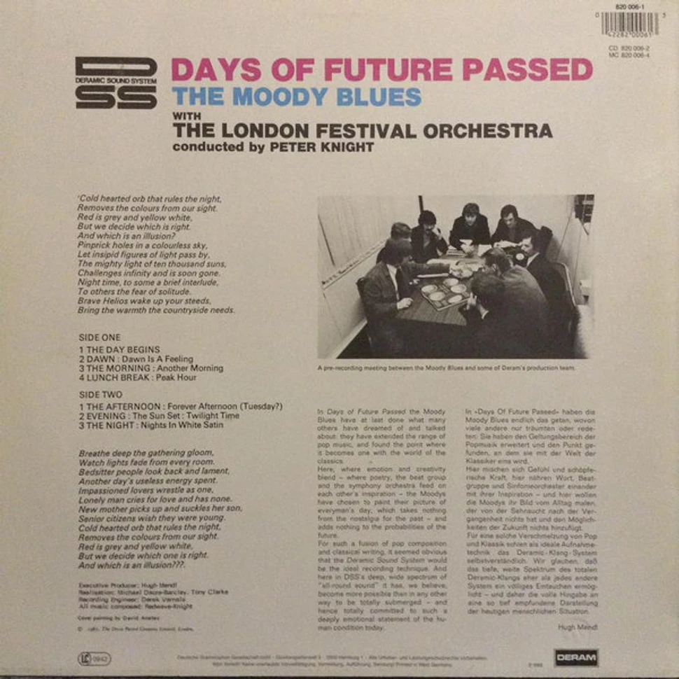 The Moody Blues With The London Festival Orchestra Conducted By Peter Knight - Days Of Future Passed