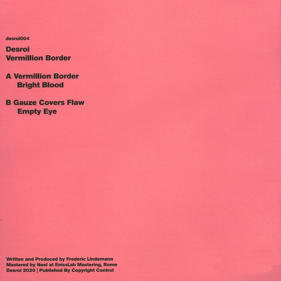 Desroi - Vermillion Border White Vinyl Edition