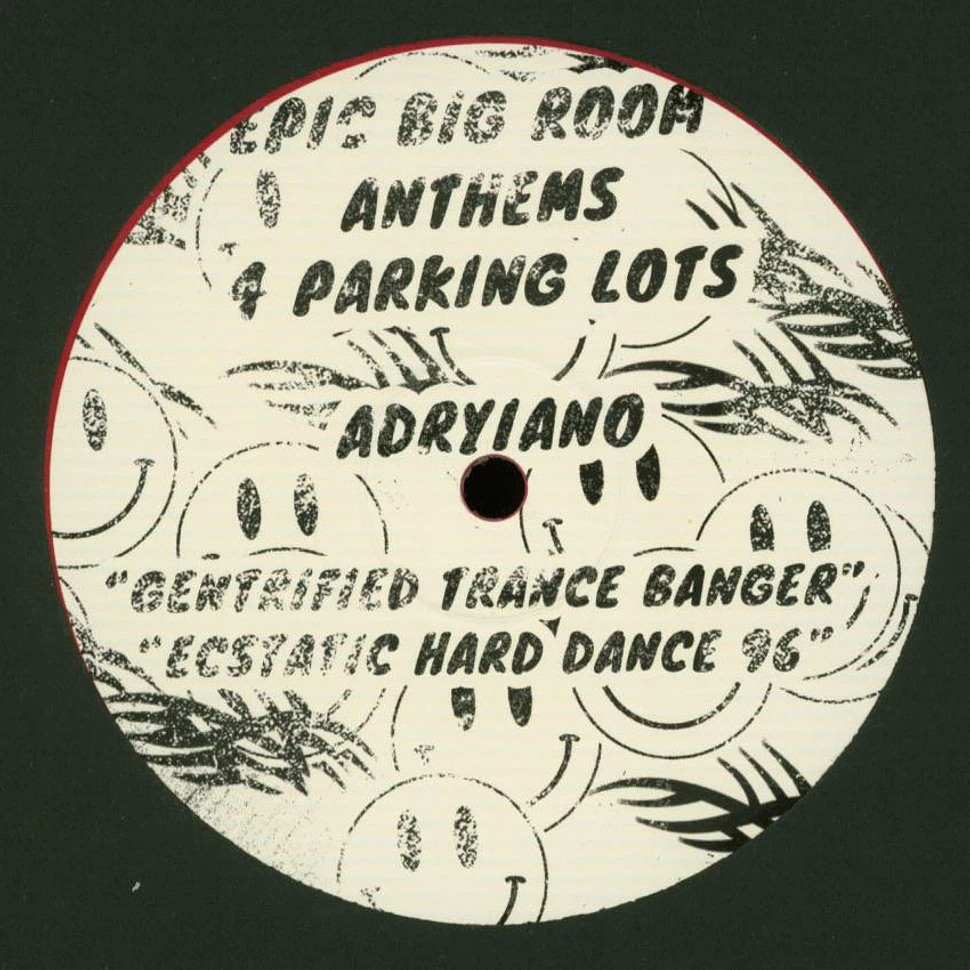 Adryiano - Epic Big Room Anthems 4 Parking Lots Red Marbled Vinyl Edition