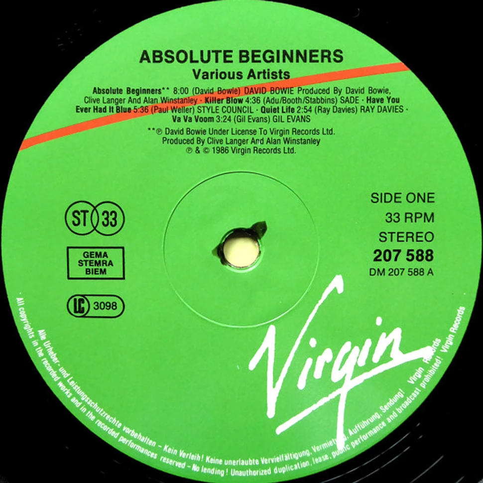 V.A. - OST Absolute Beginners - The Musical