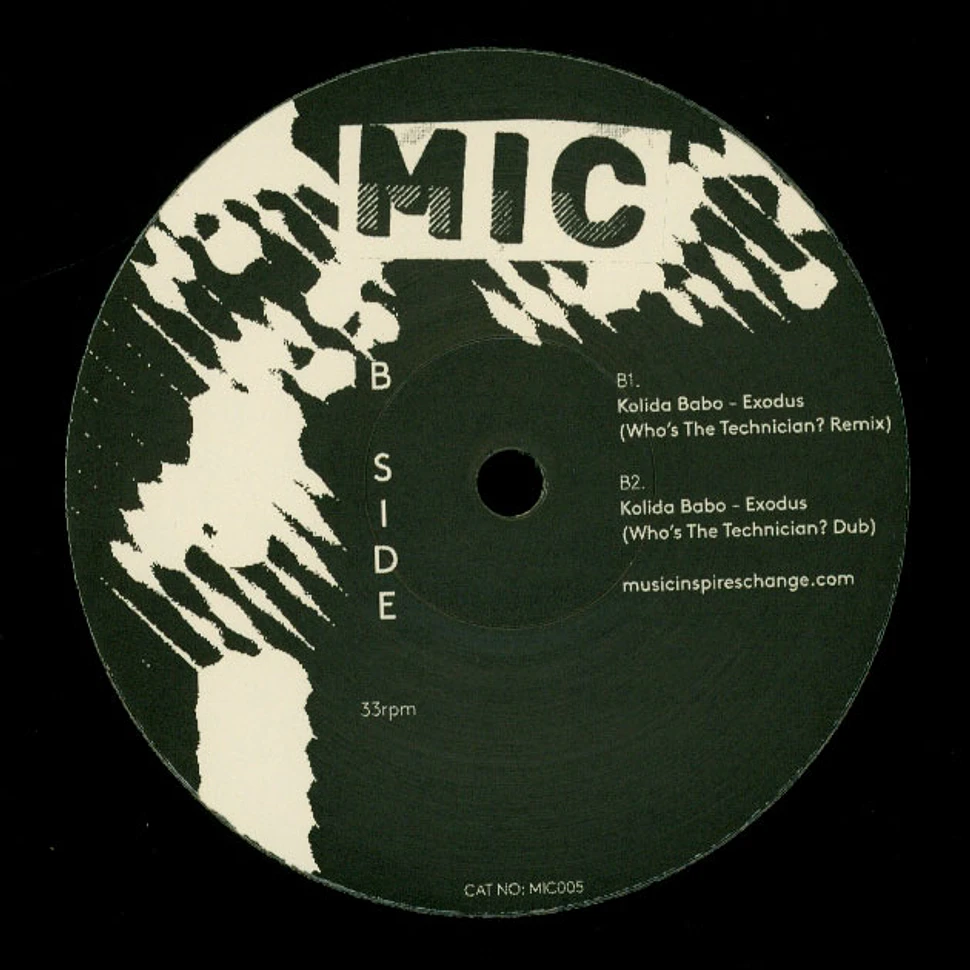 Kolida Babo - Exodus Remixes Coby Sey & Who's The Technician?