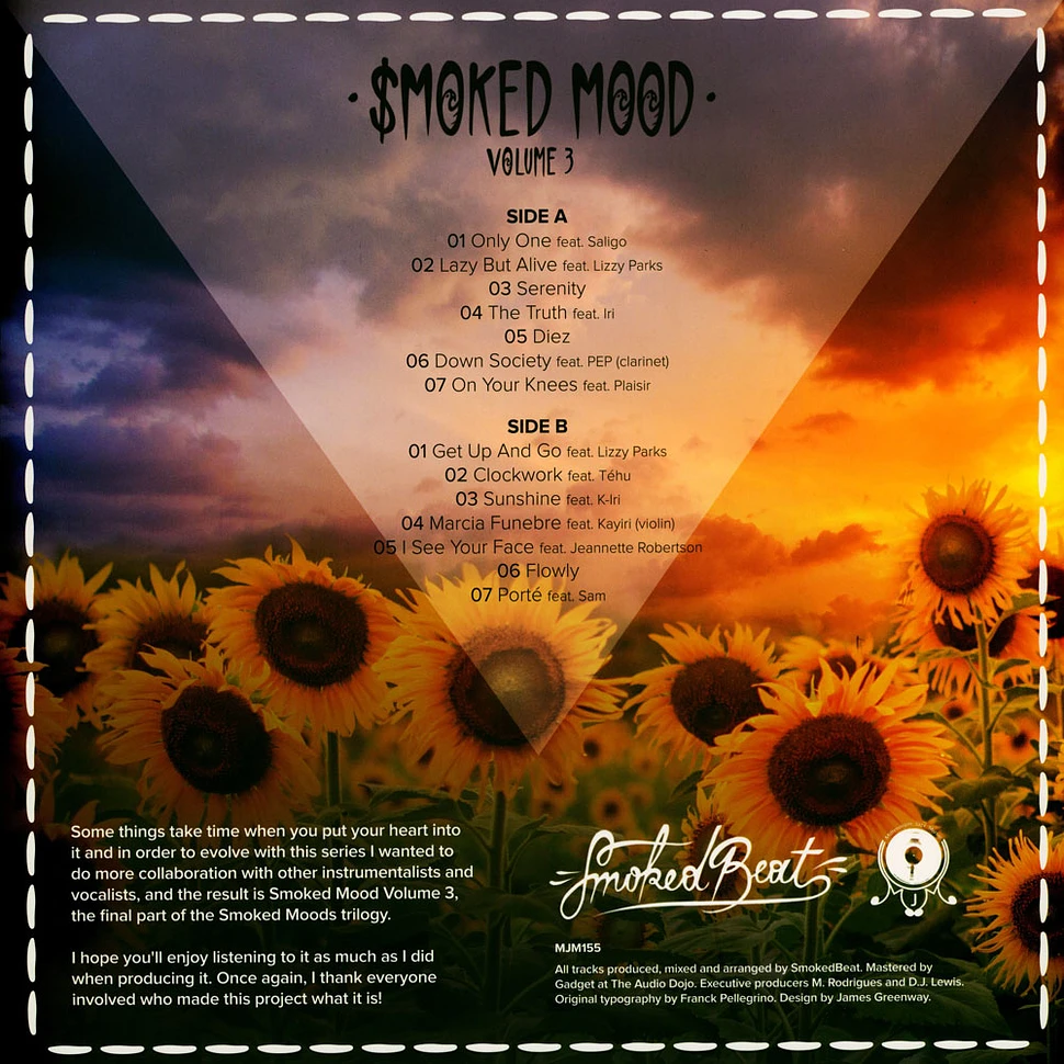 SmokedBeat - Smoked Mood Vol.3 Black Vinyl Edition