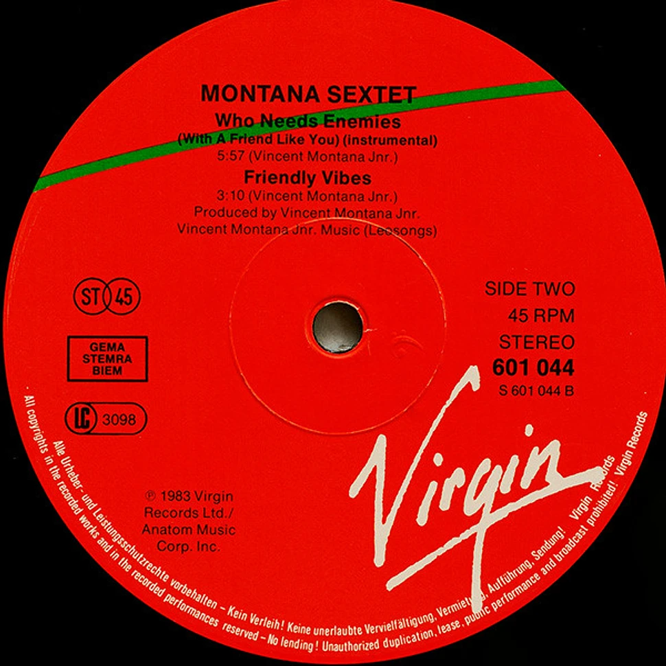 Montana Sextet Featuring Nadiyah - Who Needs Enemies (With A Friend Like You)