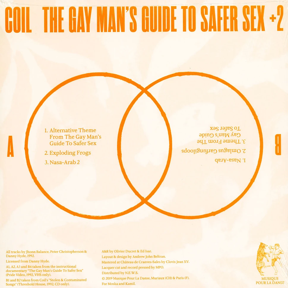 Coil - Theme From The Gay Mans Guide To Safer Sex Orange Vinyl Edition