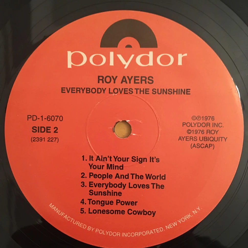 Roy Ayers Ubiquity - Everybody Loves The Sunshine