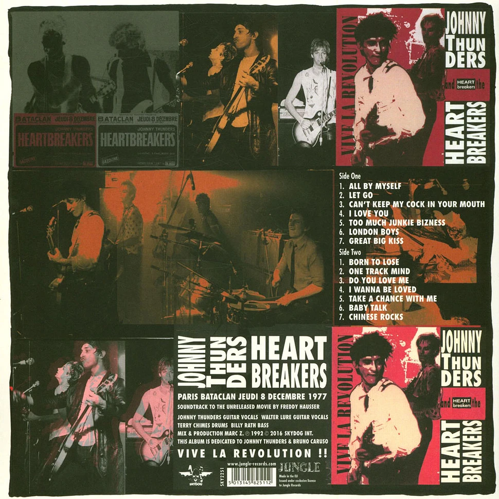 The Heartbreakers - Vive La Revolution