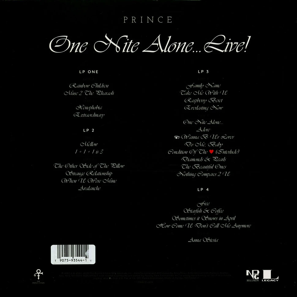 Prince & New Power Generation - One Nite Alone: Live