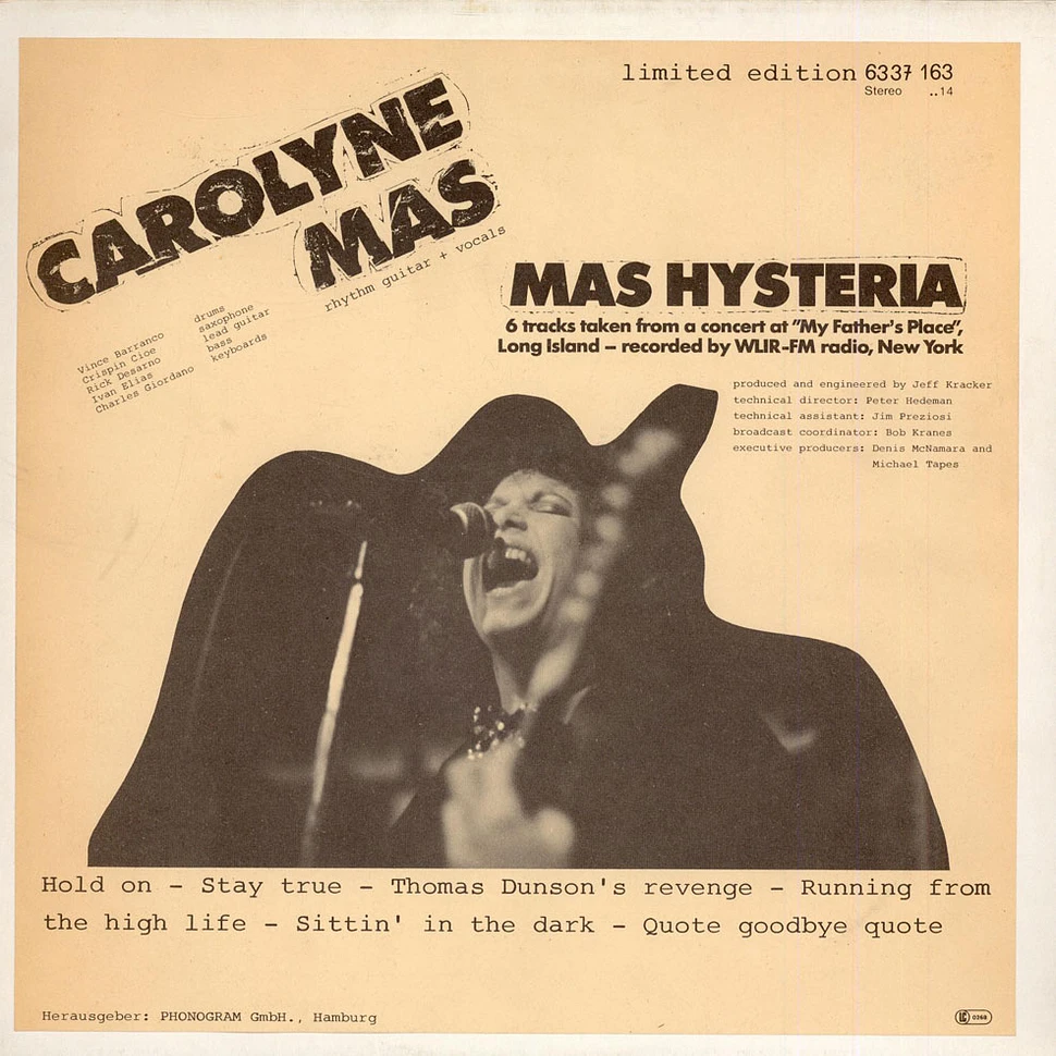 Carolyne Mas - Mas Hysteria