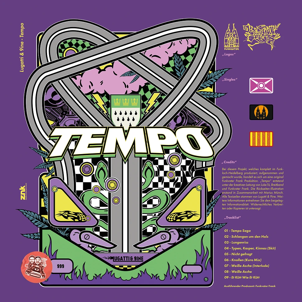 Lugatti & 9ine - Tempo Deluxe Colored Vinyl Edition