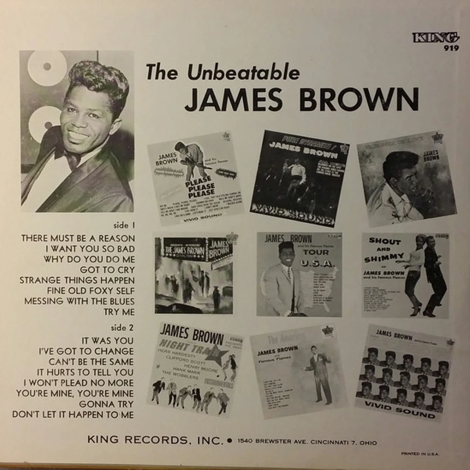 James Brown & The Famous Flames - The Unbeatable James Brown (16 Hits)