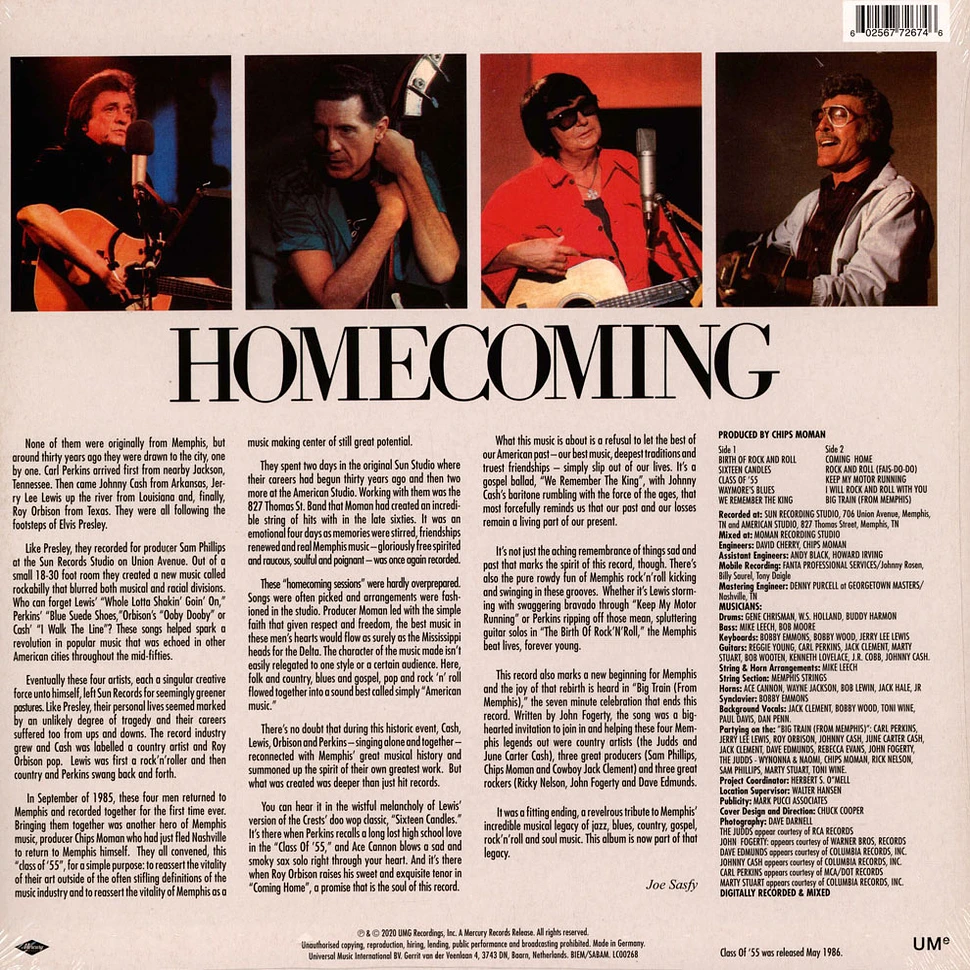 Johnny Cash - Class Of 55: Memphis Rock & Roll Homecoming