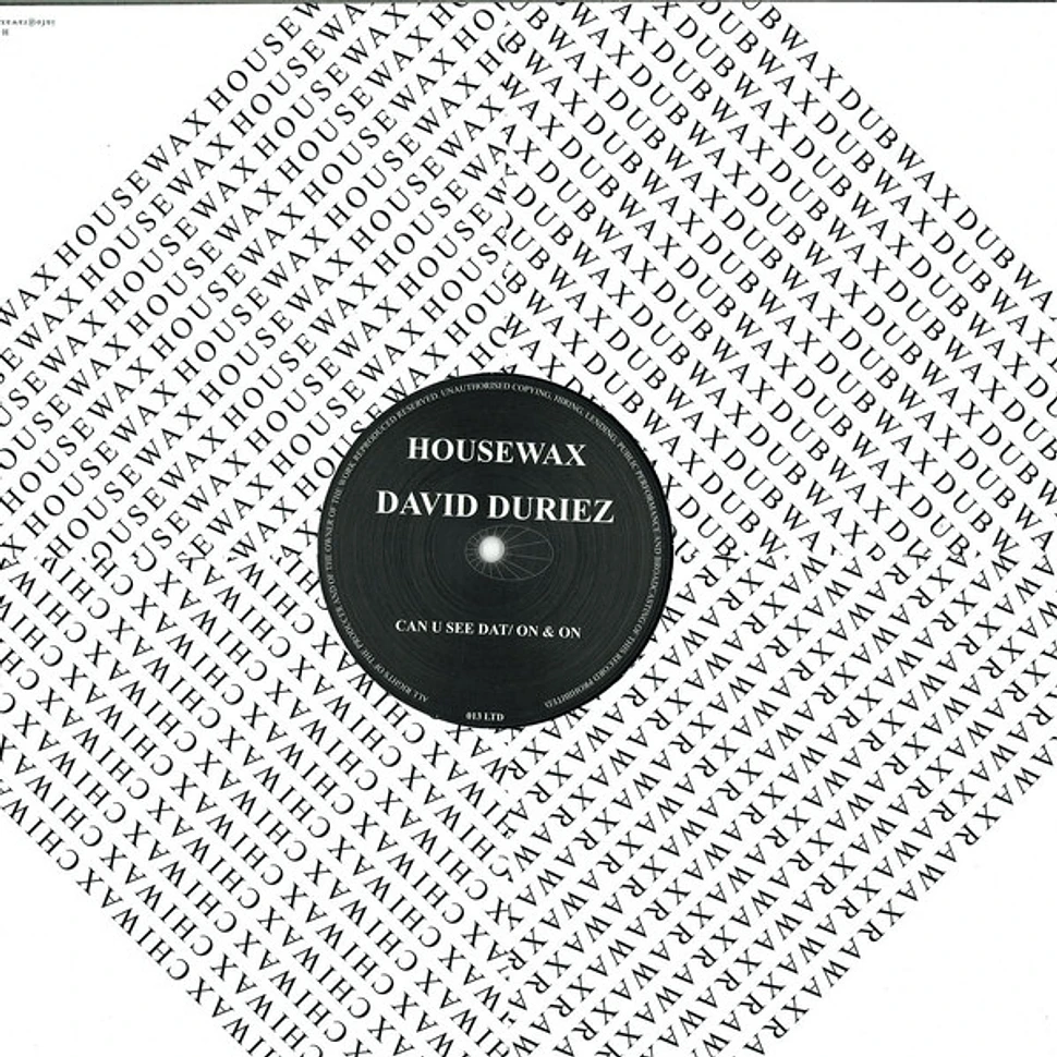 David Duriez - Can U See Dat
