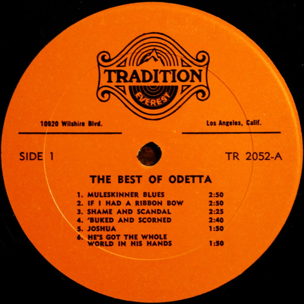 Odetta - The Best Of Odetta