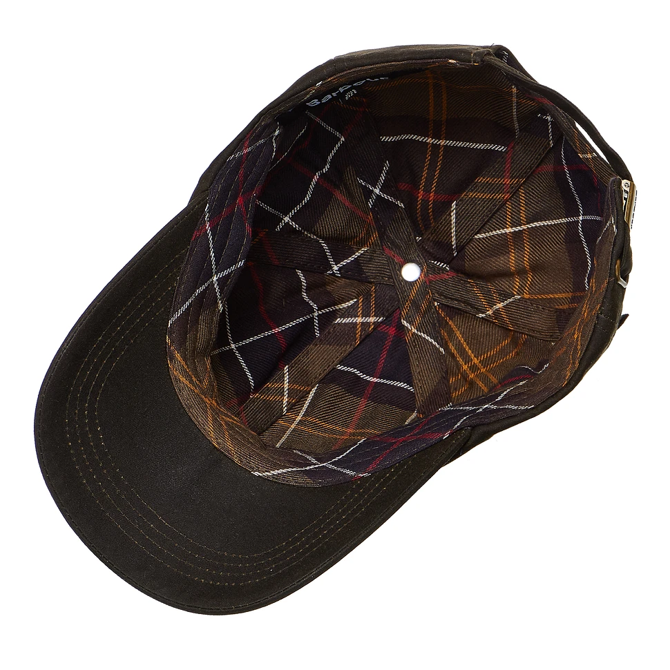 Barbour Wax Sports Hat in Black, Barbour