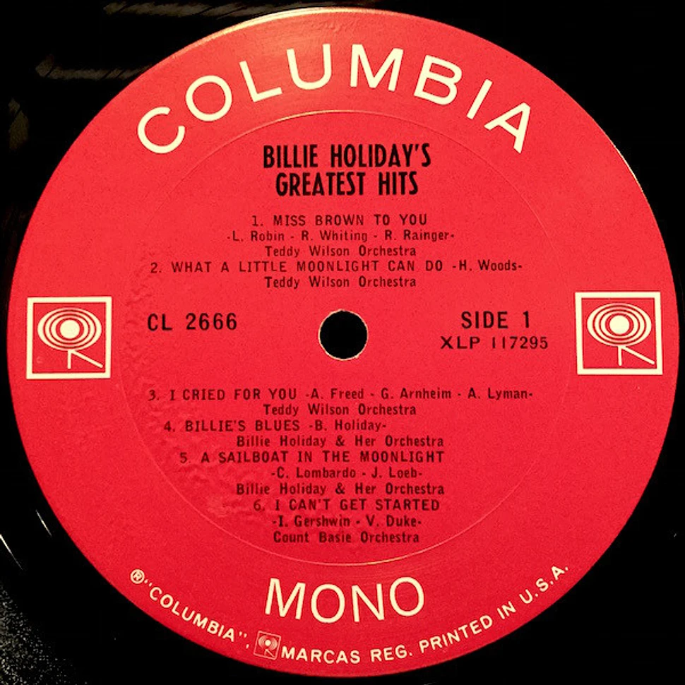 Billie Holiday - Billie Holiday's Greatest Hits