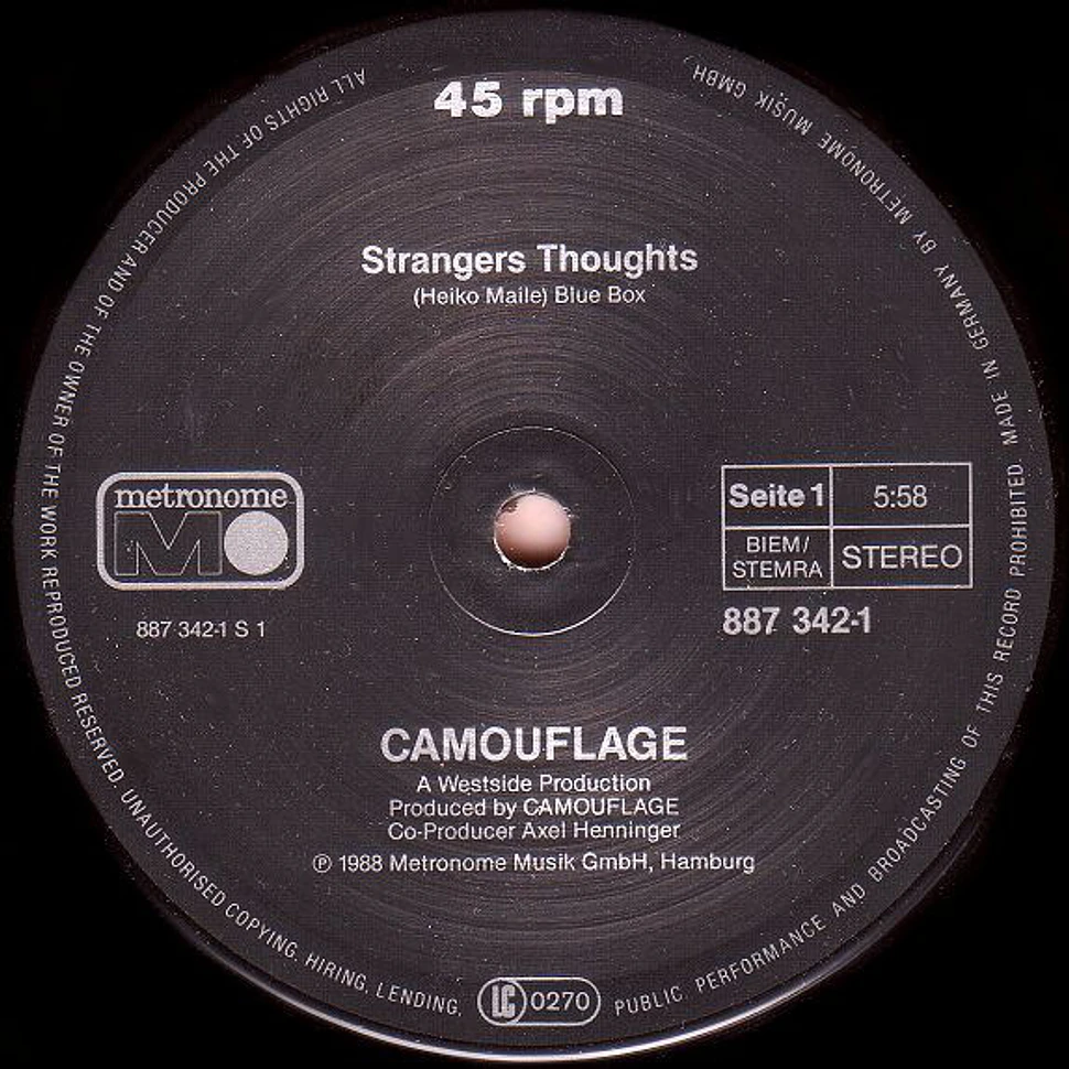 Camouflage - Strangers Thoughts