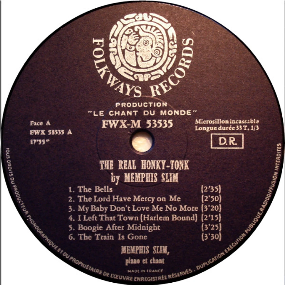 Memphis Slim - The Real Honky-Tonk