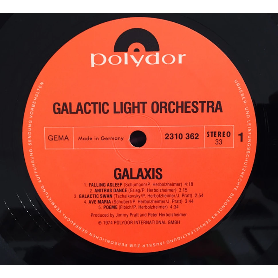 Time Travellers / The Galactic Light Orchestra - Galaxis