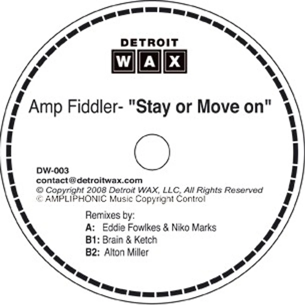 Amp Fiddler - Stay Or Move On
