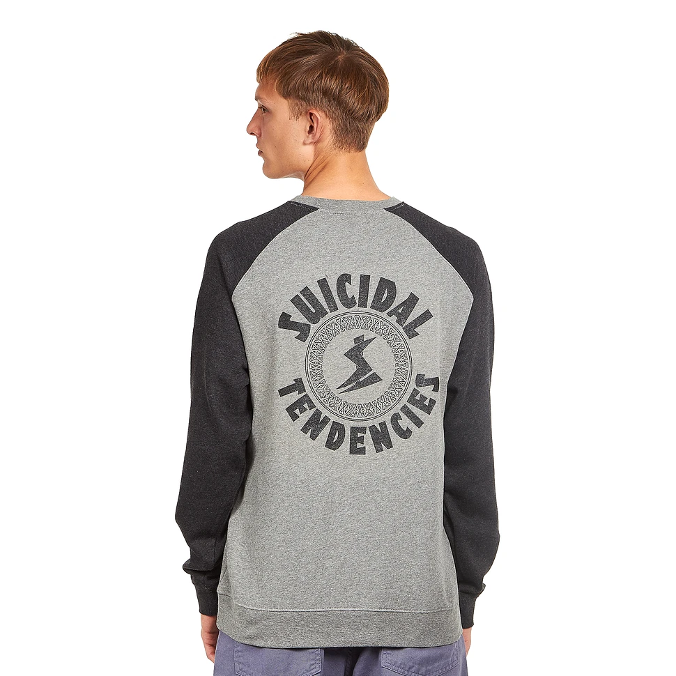 Suicidal Tendencies - Cyclone TwoTone Raglan Crew Neck Sweat Shirt