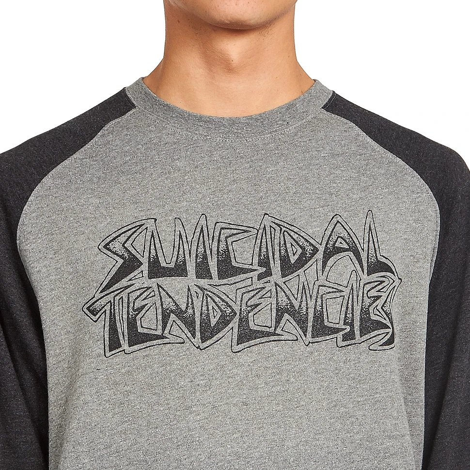 Suicidal Tendencies - Cyclone TwoTone Raglan Crew Neck Sweat Shirt